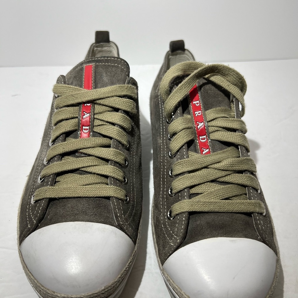 Men’s Prada suede 4E2446 sport shoes, size 7.5. - Picture 4 of 7